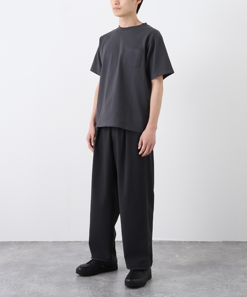 JOURNAL STANDARD(ジャーナルスタンダード)の「リランチェ ピグメント オーバー パンツ(スラックス・メンズ・ブラック/カーキ/グレー/ブラウン・SMALL/MEDIUM/LARGE)」の8枚目の写真