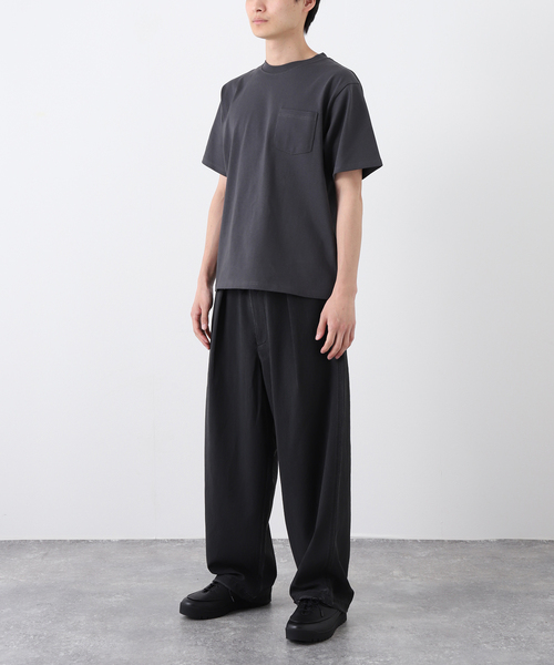 JOURNAL STANDARD(ジャーナルスタンダード)の「リランチェ ピグメント オーバー パンツ(スラックス・メンズ・ブラック/カーキ/グレー/ブラウン・SMALL/MEDIUM/LARGE)」の10枚目の写真