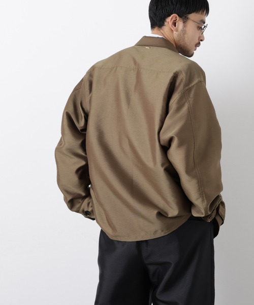 NANO universe（ナノユニバース）の「｢ASSEMBLANC｣ ソラーロ ファティーグジャケット（ブルゾン・メンズ・カーキ/ブラック・L/M）」の13枚目の写真