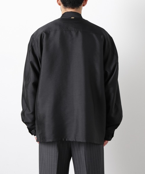 NANO universe（ナノユニバース）の「｢ASSEMBLANC｣ ソラーロ ファティーグジャケット（ブルゾン・メンズ・カーキ/ブラック・L/M）」の4枚目の写真