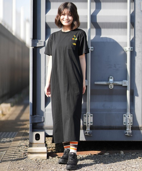 THE NORTH FACE/ザ・ノース・フェイス ワンピース S/S FD Flower Logo