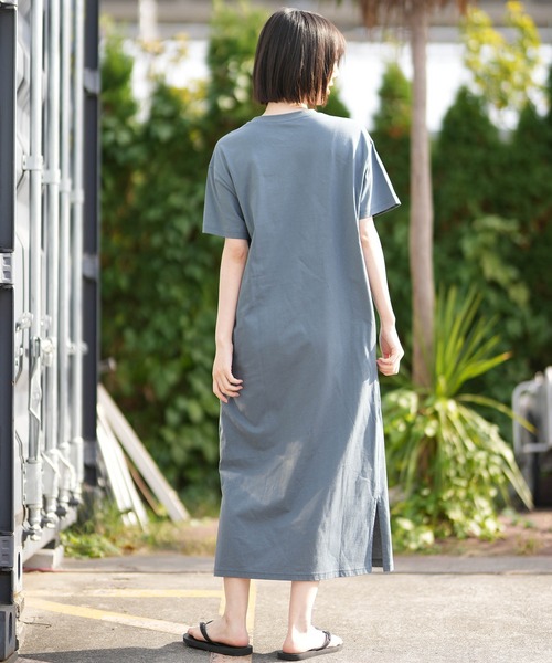 THE NORTH FACE(ザノースフェイス)の「THE NORTH FACE/ザ・ノース・フェイス ワンピース S/S FD Flower Logo Onepiece Crew NTW32632(ワンピース・レディース・スモークグレー/オフホワイト/ブラック・L/M/S/XL)」の20枚目の写真