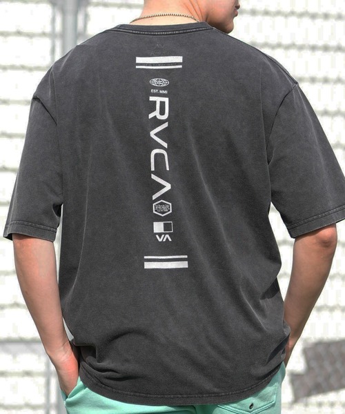 RVCA(ルーカ)の「【ムラサキスポーツ限定】RVCA/ルーカ 半袖 Tシャツ BALANCE HEX LINE ST BG041P05(Tシャツ/カットソー・メンズ・ブラック/ホワイト/スミクロ・S/L/M)」の3枚目の写真