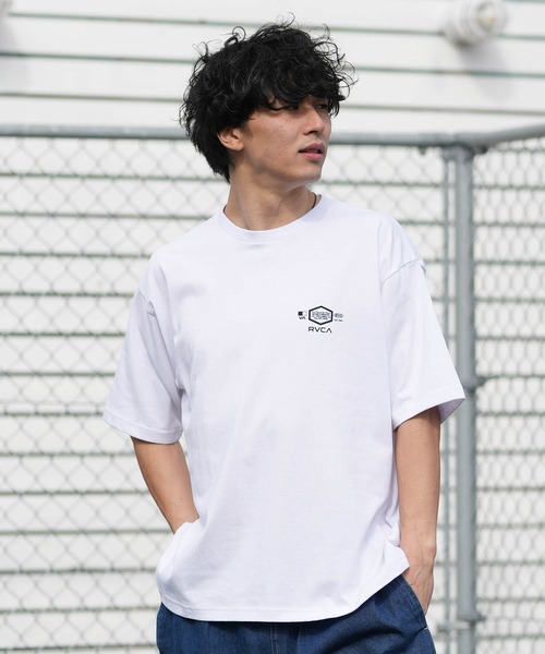 RVCA(ルーカ)の「【ムラサキスポーツ限定】RVCA/ルーカ 半袖 Tシャツ BALANCE HEX LINE ST BG041P05(Tシャツ/カットソー・メンズ・ブラック/ホワイト/スミクロ・S/L/M)」の4枚目の写真