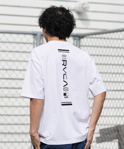 RVCA(ルーカ)の「【ムラサキスポーツ限定】RVCA/ルーカ 半袖 Tシャツ BALANCE HEX LINE ST BG041P05(Tシャツ/カットソー・メンズ・ブラック/ホワイト/スミクロ・S/L/M)」の5枚目の写真