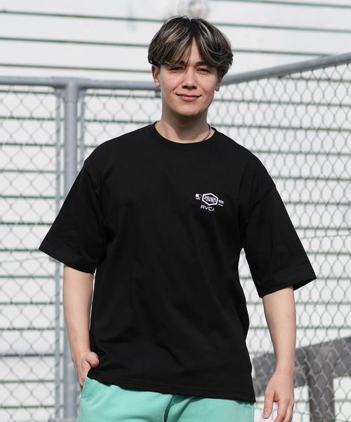 RVCA(ルーカ)の「【ムラサキスポーツ限定】RVCA/ルーカ 半袖 Tシャツ BALANCE HEX LINE ST BG041P05(Tシャツ/カットソー・メンズ・ブラック/ホワイト/スミクロ・S/L/M)」の8枚目の写真
