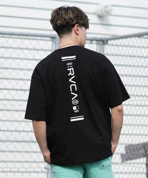 RVCA(ルーカ)の「【ムラサキスポーツ限定】RVCA/ルーカ 半袖 Tシャツ BALANCE HEX LINE ST BG041P05(Tシャツ/カットソー・メンズ・ブラック/ホワイト/スミクロ・S/L/M)」の9枚目の写真