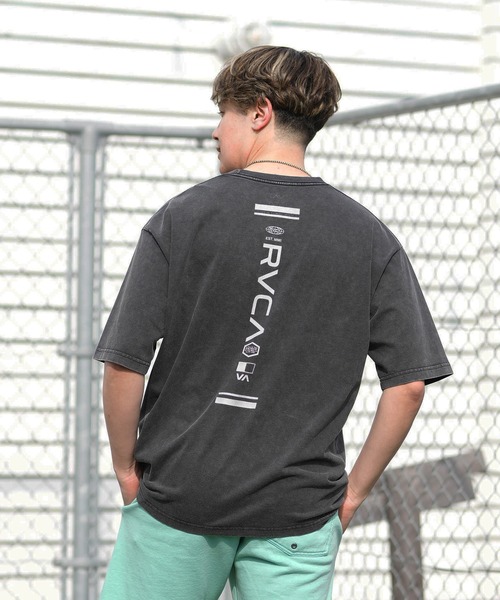 RVCA(ルーカ)の「【ムラサキスポーツ限定】RVCA/ルーカ 半袖 Tシャツ BALANCE HEX LINE ST BG041P05(Tシャツ/カットソー・メンズ・ブラック/ホワイト/スミクロ・S/L/M)」の13枚目の写真