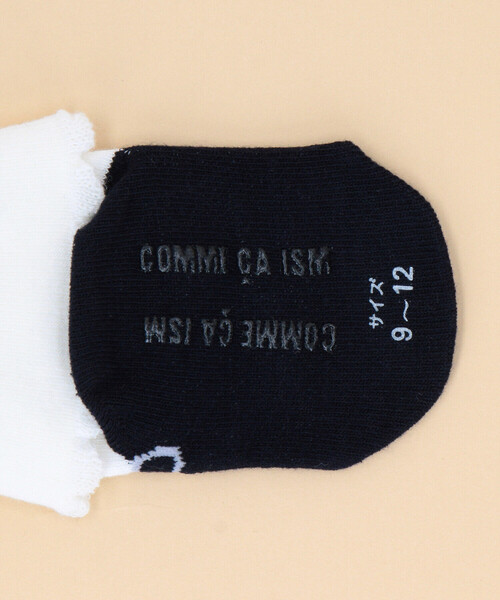 COMME CA ISM（コムサイズム）の「バレエシューズ柄 ソックス / ベビーサイズ（ベビーシューズ/ベビーソックス・キッズ・レッド/ネイビー・9-12cm）」の5枚目の写真
