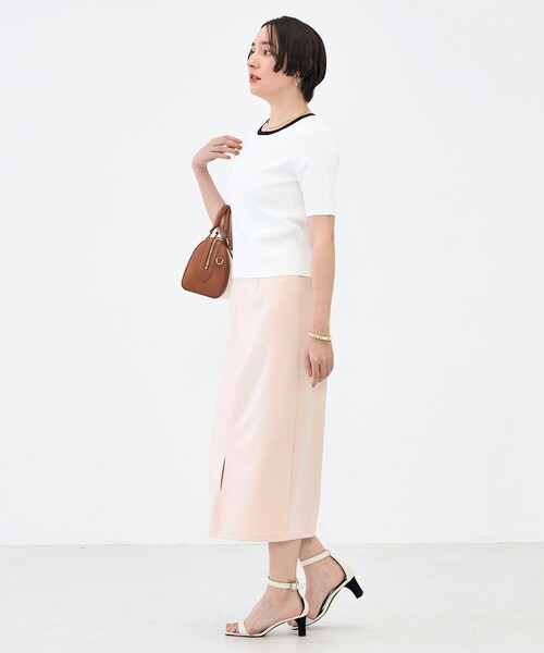 NOLLEY’S Sophi（ノーリーズソフィ）の「《アンサンブル対応》《手洗い可能》マルチファンクション5分袖プルオーバー（ニット/セーター・レディース・ラベンダー/ベージュ/クリーム/ホワイト・38/36）」の16枚目の写真