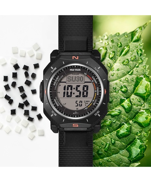PRO TREK（プロトレック）の「Climber Line（クライマーライン） / タフソーラー / PRG-69-1JF（デジタル腕時計・メンズ・ブラック・FREE）」の7枚目の写真