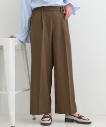 SHOO・LA・RUE | 【洗濯機可/セットアップ可/SS-LL/UV】脚のラインをきれいに見せる ワイドパンツ(その他パンツ)