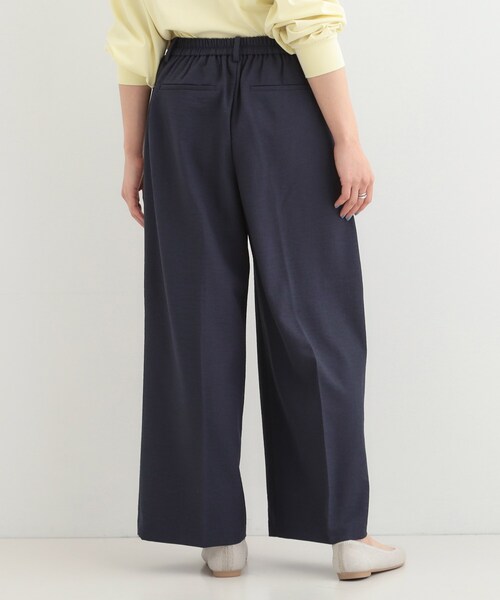 SHOO・LA・RUE（シューラルー）の「【洗濯機可/セットアップ可/SS-LL/UV】脚のラインをきれいに見せる ワイドパンツ（その他パンツ・レディース・ネイビー/ブラウン系その他/ライトベージュ・01/02/03/04/10）」の13枚目の写真