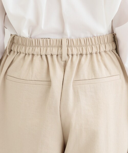 SHOO・LA・RUE（シューラルー）の「【洗濯機可/セットアップ可/SS-LL/UV】脚のラインをきれいに見せる ワイドパンツ（その他パンツ・レディース・ネイビー/ブラウン系その他/ライトベージュ・01/02/03/04/10）」の20枚目の写真