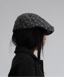 Vini（ヴィニ）の「ドット柄ハンチング帽（ハンチング/ベレー帽）」