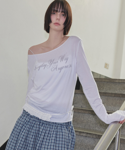 RENSE(レンセ)の「Everyday Your Way Graphic T-Shirt White(Tシャツ/カットソー・レディース・その他・OS)」の1枚目の写真