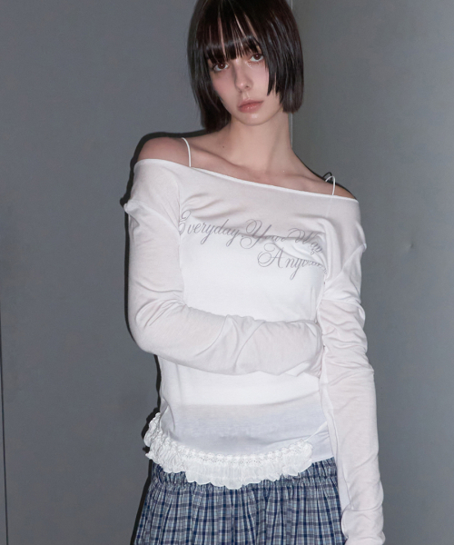 RENSE(レンセ)の「Everyday Your Way Graphic T-Shirt White(Tシャツ/カットソー・レディース・その他・OS)」の2枚目の写真