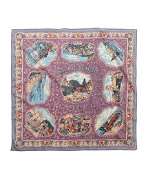 SHIPS | BINDU:ワイト MAP スカーフ(マフラー)