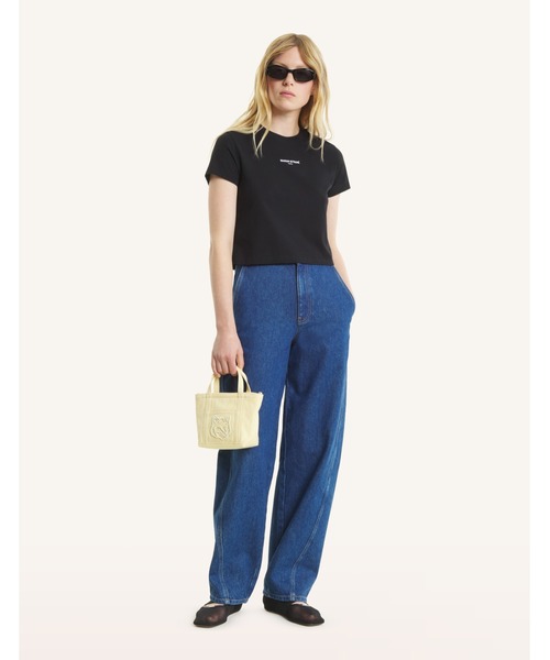 Maison Kitsune(メゾンキツネ)の「MAISON KITSUNE PARIS BABY TEE-SHIRT(Tシャツ/カットソー・レディース・ブラック/ベージュ・XS/S/M/L/XL)」の4枚目の写真