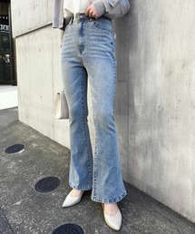 INGNI SOELA（イングソエラ）の「【INGNI　SOELA】フレアデニムパンツ／WEB限定（デニムパンツ）」