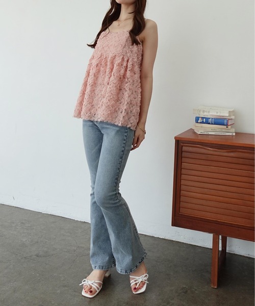 INGNI SOELA（イングソエラ）の「【INGNI　SOELA】美脚ストレッチフレアデニムパンツ／WEB限定（デニムパンツ・レディース・ブルー/インディゴブルー/ブラック・S/M）」の18枚目の写真