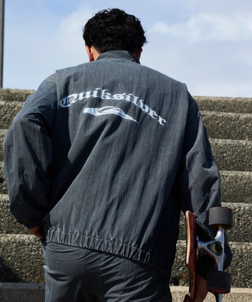 Quiksilver（クイックシルバー）の「QUIKSILVER メンズ/ユニセックス SURF SK8 JACKET フルジップジャケット ルーズフィット<MERCURY COLLECTION> 【2026年春夏モデル】/クイックシルバーナイロンブルゾン（ブルゾン・メンズ・ブラック/インディゴブルー・LARGE/MEDIUM/X-LARGE）」の16枚目の写真