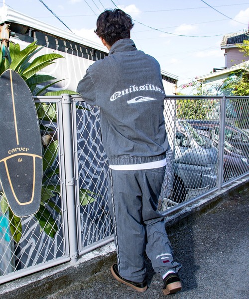 Quiksilver（クイックシルバー）の「QUIKSILVER メンズ/ユニセックス SURF SK8 JACKET フルジップジャケット ルーズフィット<MERCURY COLLECTION> 【2026年春夏モデル】/クイックシルバーナイロンブルゾン（ブルゾン・メンズ・ブラック/インディゴブルー・LARGE/MEDIUM/X-LARGE）」の4枚目の写真