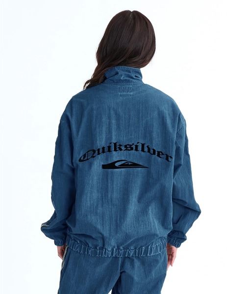 Quiksilver（クイックシルバー）の「QUIKSILVER メンズ/ユニセックス SURF SK8 JACKET フルジップジャケット ルーズフィット<MERCURY COLLECTION> 【2026年春夏モデル】/クイックシルバーナイロンブルゾン（ブルゾン・メンズ・ブラック/インディゴブルー・LARGE/MEDIUM/X-LARGE）」の14枚目の写真