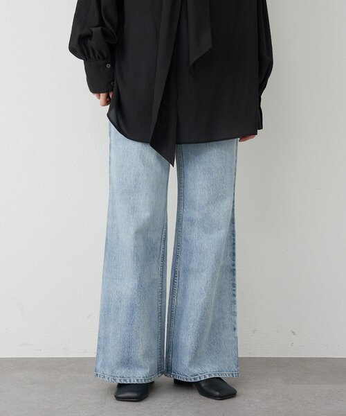 SHENERY（シーナリー）の「ainode ﾌﾚｱﾃﾞﾆﾑ（デニムパンツ・レディース・インディゴブルー/ブルー・SMALL/MEDIUM）」の8枚目の写真