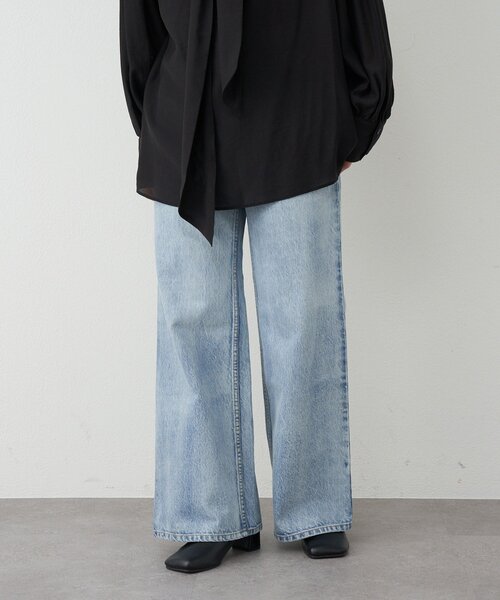 SHENERY（シーナリー）の「ainode ﾌﾚｱﾃﾞﾆﾑ（デニムパンツ・レディース・インディゴブルー/ブルー・SMALL/MEDIUM）」の9枚目の写真