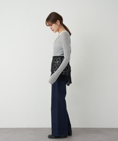 SHENERY（シーナリー）の「ainode ﾌﾚｱﾃﾞﾆﾑ（デニムパンツ・レディース・インディゴブルー/ブルー・SMALL/MEDIUM）」の22枚目の写真