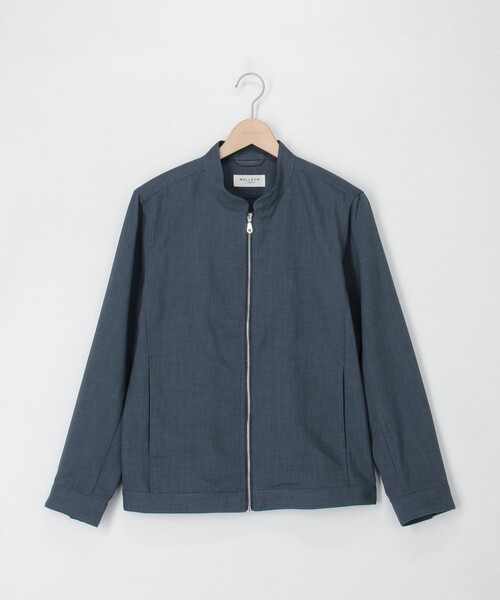NOLLEY'S LIGHT(ノーリーズライト)の「シックアンドシン ナチュラルストレッチ シングルライダース(ライダースジャケット・メンズ・ネイビー/グレイッシュブルー/グレイッシュベージュ・L/M)」の12枚目の写真