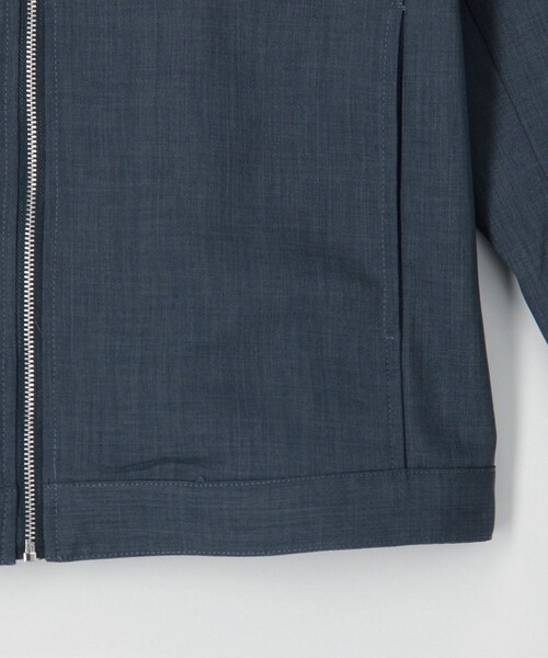 NOLLEY'S LIGHT(ノーリーズライト)の「シックアンドシン ナチュラルストレッチ シングルライダース(ライダースジャケット・メンズ・ネイビー/グレイッシュブルー/グレイッシュベージュ・L/M)」の16枚目の写真