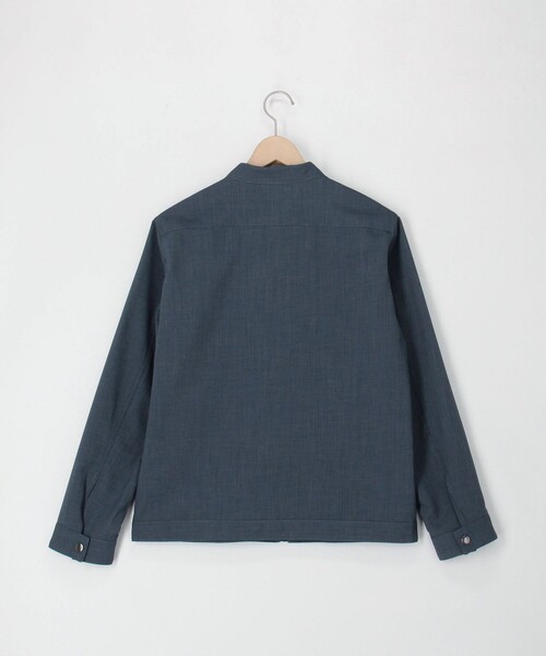 NOLLEY'S LIGHT(ノーリーズライト)の「シックアンドシン ナチュラルストレッチ シングルライダース(ライダースジャケット・メンズ・ネイビー/グレイッシュブルー/グレイッシュベージュ・L/M)」の18枚目の写真