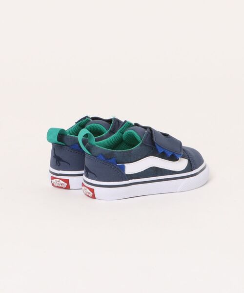VANS（バンズ）の「VANS ヴァンズ 12-165(H) OLD SKOOL オールドスクール V36TDL BLT DINO NAVY（スニーカー・キッズ・ブルー・16.5/16/15.5/15 /14.5/14/13.5/13/12.5/12）」の2枚目の写真