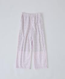 conges payes ADIEU TRISTESSE（コンジェ ペイエ アデュートリステス）の「チェックエンブロイダリーパンツ（その他パンツ）」