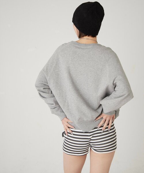 Sourcream（サワークリーム）の「【Sourcream】リメイクスタッズスウェット（スウェット・メンズ・チャコールグレー/ライトグレー/ピンク・FREE）」の7枚目の写真