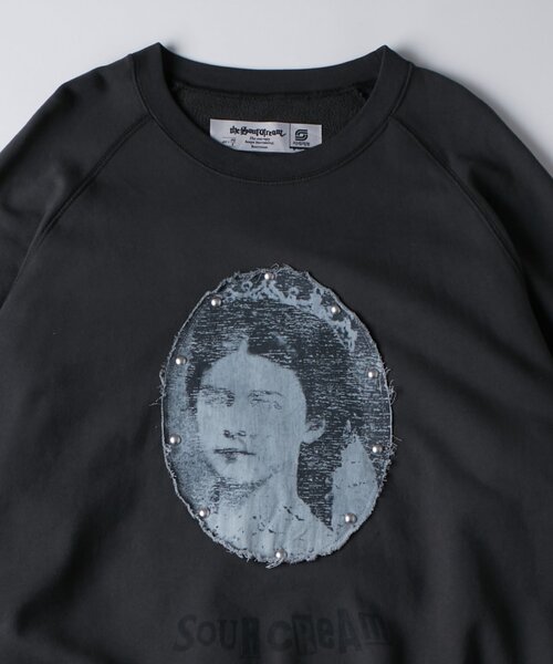 Sourcream（サワークリーム）の「【Sourcream】リメイクスタッズスウェット（スウェット・メンズ・チャコールグレー/ライトグレー/ピンク・FREE）」の17枚目の写真