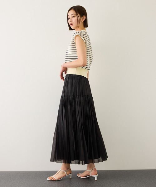 ROPE'（ロペ）の「ピンタックシアーノースリーブサマーニット/イージーケア（ニット/セーター・レディース・ホワイト系その他/クリーム・FREE）」の7枚目の写真