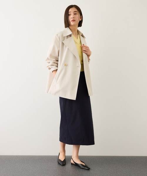 ROPE'（ロペ）の「ピンタックシアーノースリーブサマーニット/イージーケア（ニット/セーター・レディース・ホワイト系その他/クリーム・FREE）」の12枚目の写真