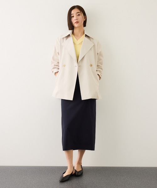 ROPE'（ロペ）の「ピンタックシアーノースリーブサマーニット/イージーケア（ニット/セーター・レディース・ホワイト系その他/クリーム・FREE）」の13枚目の写真