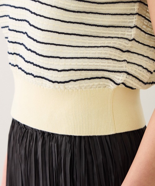 ROPE'（ロペ）の「ピンタックシアーノースリーブサマーニット/イージーケア（ニット/セーター・レディース・ホワイト系その他/クリーム・FREE）」の19枚目の写真