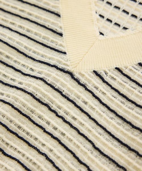 ROPE'（ロペ）の「ピンタックシアーノースリーブサマーニット/イージーケア（ニット/セーター・レディース・ホワイト系その他/クリーム・FREE）」の20枚目の写真