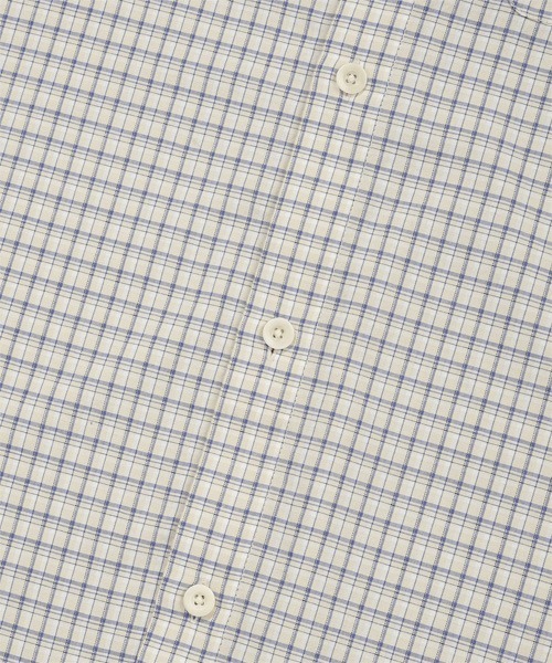 COVERNAT（カバーナット）の「ARCH LOGO HOODED CHECK SHIRT（シャツ/ブラウス・メンズ・ブルー/ベージュ・X-LARGE/LARGE/MEDIUM/SMALL）」の11枚目の写真