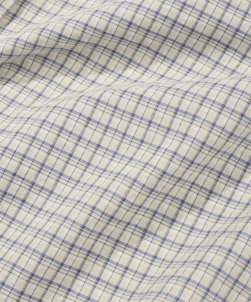 COVERNAT（カバーナット）の「ARCH LOGO HOODED CHECK SHIRT（シャツ/ブラウス・メンズ・ブルー/ベージュ・X-LARGE/LARGE/MEDIUM/SMALL）」の13枚目の写真