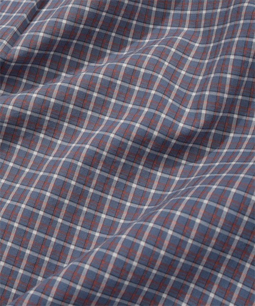 COVERNAT（カバーナット）の「ARCH LOGO HOODED CHECK SHIRT（シャツ/ブラウス・メンズ・ブルー/ベージュ・X-LARGE/LARGE/MEDIUM/SMALL）」の21枚目の写真
