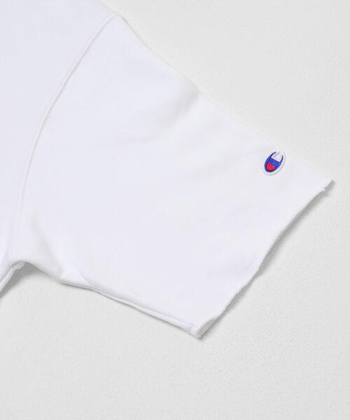 URBAN RESEARCH Sonny Label（アーバンリサーチサニーレーベル）の「『別注』CHAMPION×Sonny Label　ロゴスウェットTシャツ（スウェット・レディース・ホワイト系その他/ホワイト/ブルー/ネイビー・LARGE/MEDIUM）」の13枚目の写真