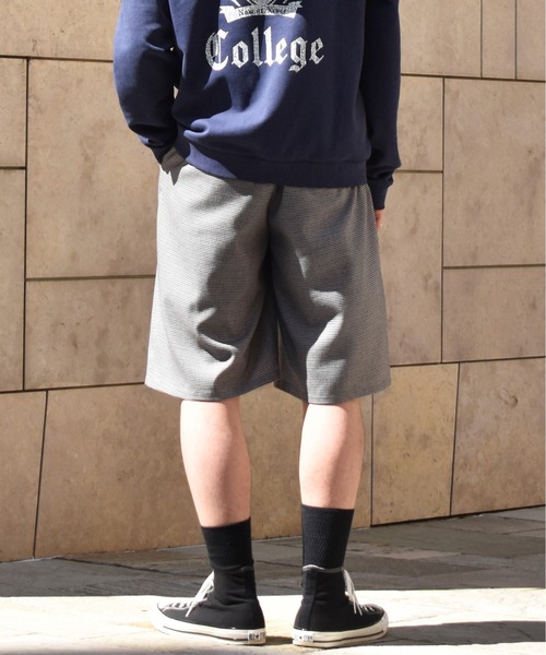 Noen(ノエン)の「ワイドフィットグルカショーツ(その他パンツ・メンズ・ブラック/ハウンドトゥース・LARGE/MEDIUM)」の8枚目の写真