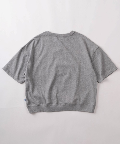 DISCUS(ディスカス)の「【71】【DISCUS/ディスカス】カレッジロゴ ワイドショート スウェットTシャツ/レディース(Tシャツ/カットソー・レディース・ホワイト/レッド/グレー/ブルー/ブラック/ライトブルー・M/L)」の8枚目の写真