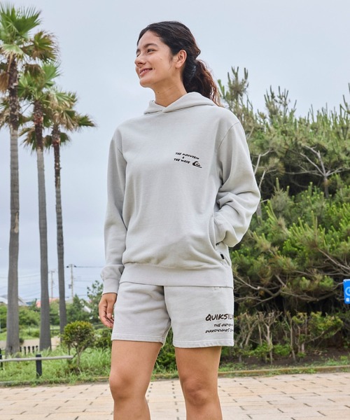 Quiksilver(クイックシルバー)の「QUIKSILVER メンズ PG HAND DRAWN SWEAT SHORTS ショートパンツ 【2026年春夏モデル】/スウェットショートパンツ(スウェットパンツ・メンズ・ベージュ/ブラック/イエロー・MEDIUM/X-LARGE/LARGE)」の2枚目の写真